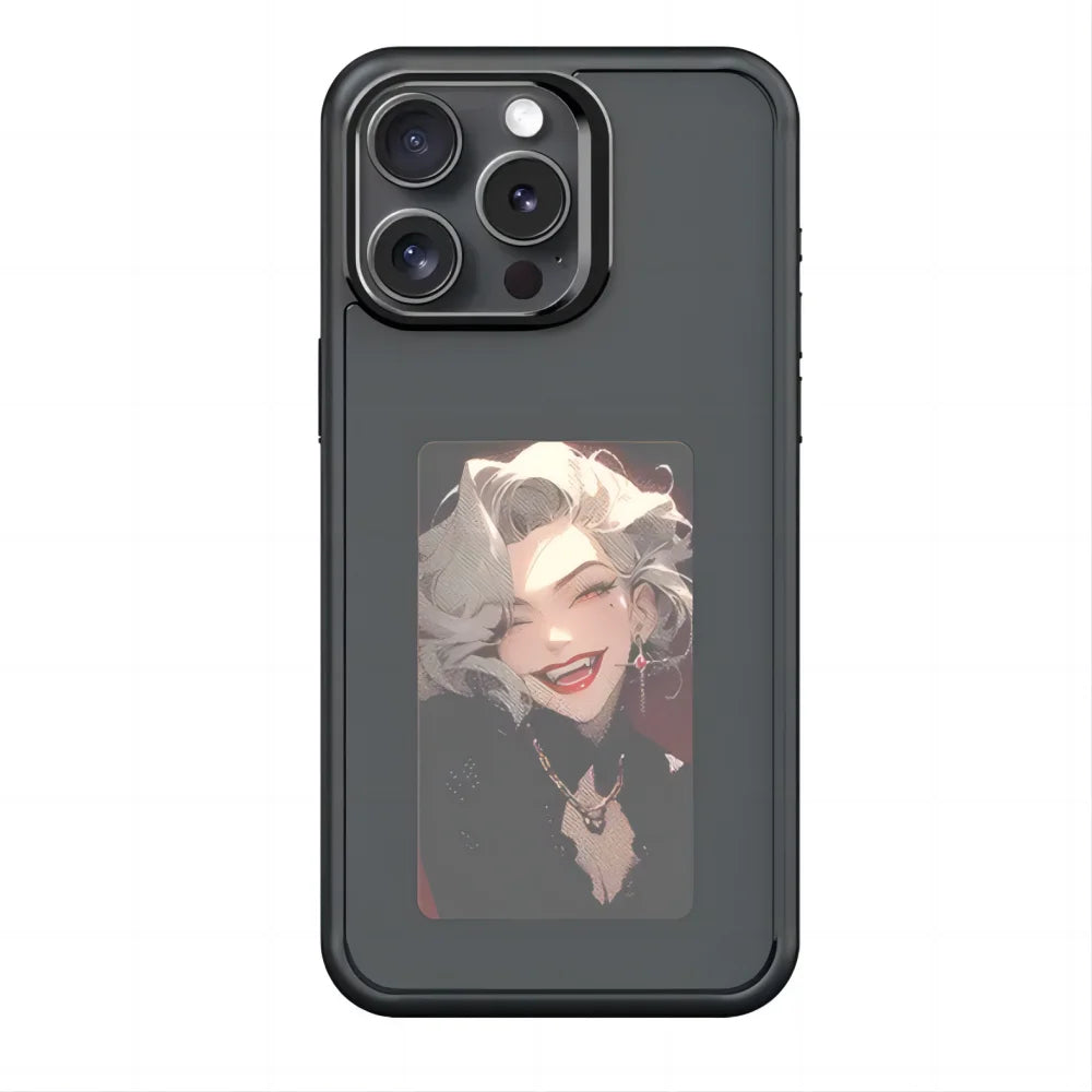 DIY E-Ink Screen NFC Function Phone Case Four Color Display Wireless Transmission 3.7-Inch Screen for Iphone 13/14/15